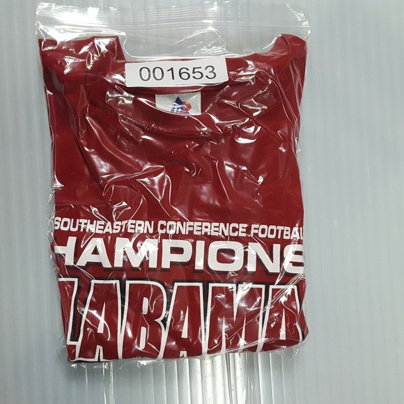 Alabama Crimson Tide Shirt Men XXL Red Short Sleeve Pullover Crew Neck Champions - Picture 9 of 9